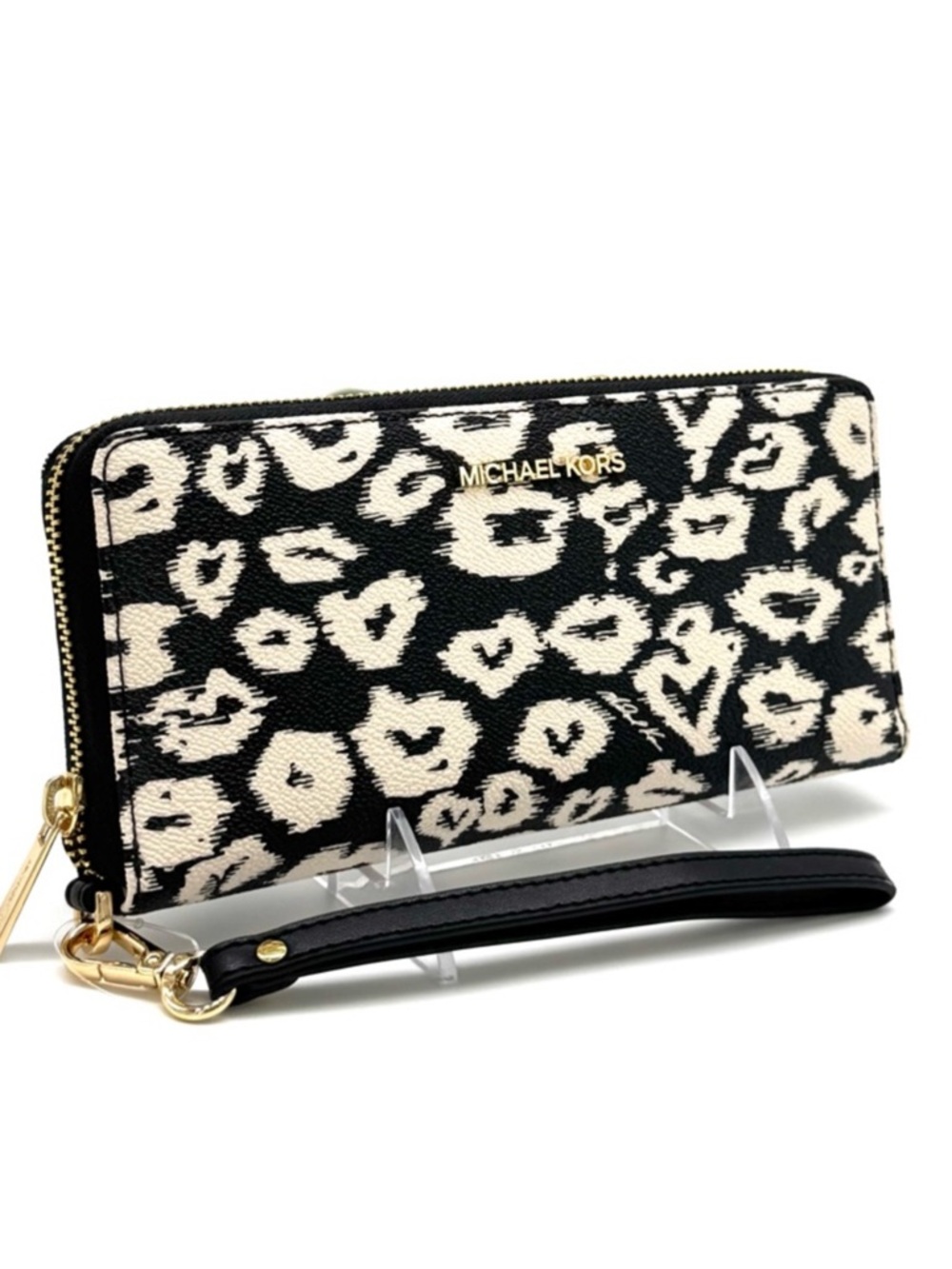 Michael Kors Large Continental Wallet Black Multi